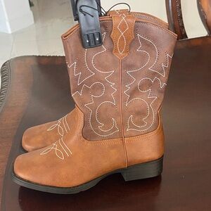 Wonder Nation Brown Kids Boots